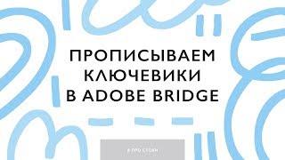 Прописываем ключевые слова в картинки для стоков с помощью Адоб Бридж (Adobe Bridge)