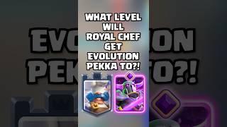 What Level Will Royal Chef Get Evolution Pekka To? ‍ #clashroyale #shorts #royalchef