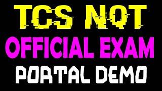 TCS NQT | Official Exam Portal Demo | Hiring Process | Aptitude Test | Webtican