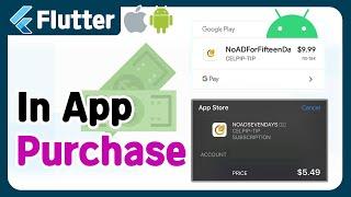 Flutter - In app purchase for iOS and Android ( Flutter In app purchase example, tutorial)