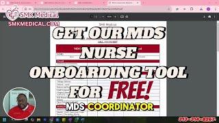 Free MDS Onboarding Tool for Your Facility