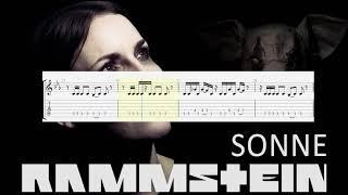 How to play "Rammstein - Sonne" on guitar (Tabs) Fingerstyle