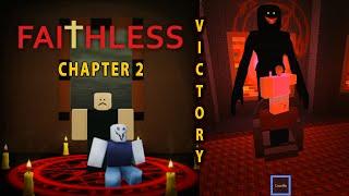 Walkthrough Faithless Chapter 2. The final BOSS FIGHT. #faithless #roblox