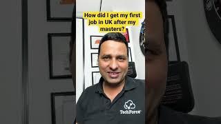 How did I get my first job in UK after my masters? #internationalstudents