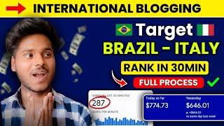 International Blogging Micro Niche Topics 2025  Easy To Rank Keywords &  usa blogging niche ideas