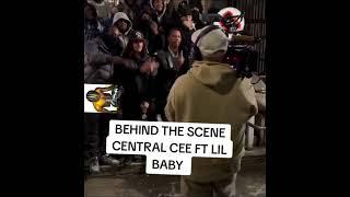 Behind the scenes of Band4Band central Cee ft lil baby #rap #lilbaby #centralcee #band4band