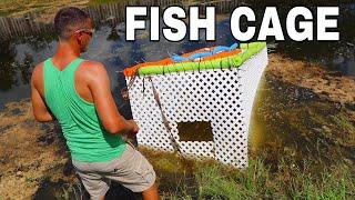 FISH-CAGE SAVES Fish From Hurricane **SAFE FOR FISH**