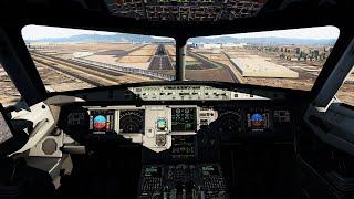 NEW BSS Sound Pack for Toliss A321 | Phoenix to Burbank | Cool and Fast Approach (X-Plane 11)