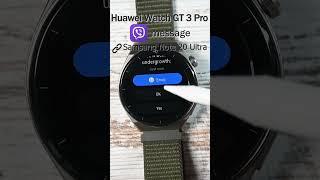 Huawei Watch GT 3 Pro receiving a Viber message #huaweiwatchgt3pro