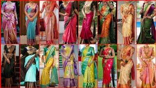 "New Pattu Saree Styles 2024: Elegant and Trendy Picks" #trending #pattusarees #saree #style #viral