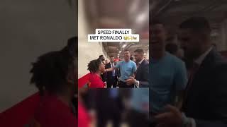 IShowSpeed Finally Met Ronaldo #shorts #viral #ishowspeed #ronaldo #youtubeshorts