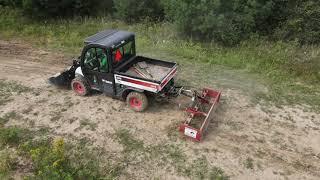  Toolcat Grading With A 7ft Box Blade - UTVHitchWorks 3-point