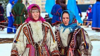 The Reindeer Herder's Day in Aksarka. Yamal. The Far North. The Arctic