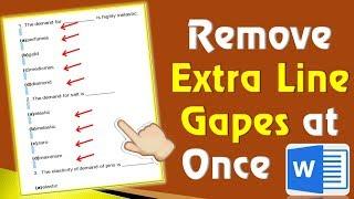 [Advance Find & Replace] How to Remove Paragraph Marks in Word | Remove Line Breaks in Word