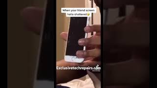 Don’t be this guy get your phone repaired @ Exclusive tech repairs #skit #brokenphone #tech #phone