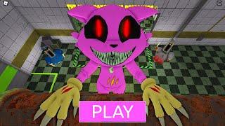 PINK CATNAP EXE VS PINK CATNAP WOMEN in BARRY'S PRISON RUN! WHO WILL WIN? #roblox #catnap #pomni