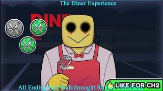 The Diner Experience All Ending Full Walkthrought Roblox