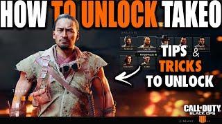 HOW TO UNLOCK TAKEO IN BLACK OPS 4 BLACKOUT | How to Unlock Characters in Call of Duty Black Ops 4