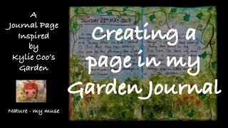 Garden Journal - Page Process - May 2017