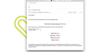 How to join a video group clinic on Zoom
