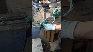 Steel ferrule swaged wire rope sling