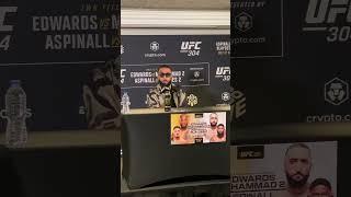 Belal Muhammad on his fight against Islam Makhachev #shorts #ufc304