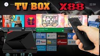 X88 TV Box Обзор Мощной ТВ приставки с Голосовым управлением 4GB Ram + 32 Rom Wi-Fi 2.4G + 5G BT 4.1