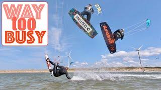 Insanely busy - Kitesurfing vlog - Maasvlakte