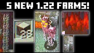 5 NEW Farms in 1.22 Minecraft Leaks