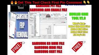 Muslim ODIN Tool V2.0 | All Samsung FRP Bypass 2024 ADB Enable Fail New Unlock FRP Tool Samsung FRP