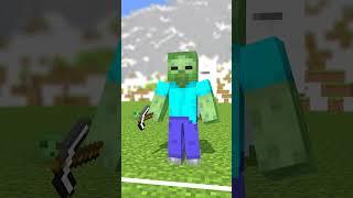 HELP Herobrine Mine Bedrock VS Monster School (Bones - Imagine Dragons) #shorts #herobrine #bedrock