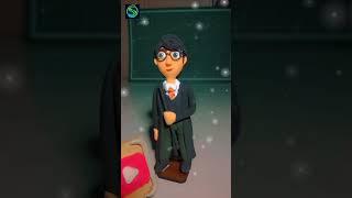 HARRY POTTER superclay miniature by SHIVANGI SHARMA @DIYtoshine SUBSCRIBE for more️ #shorts#viral