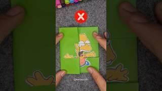 Easy, medium, or Imposibble?  folding paper puzzle game #art #puzzlegame #kertasputih