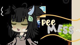 ꒰⸰ֺ⭑Pee mess! || Gacha pee || 2/2 ꒱