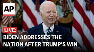 LIVE: Biden addresses the nation after Trump wins 2024 election (FULL SPEECH)