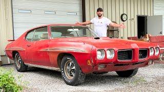TRUE Survivor! 1970 Pontiac GTO Judge Found in Tennessee!