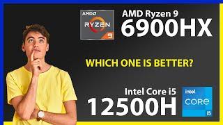 AMD Ryzen 9 6900HX vs INTEL Core i5 12500H Technical Comparison