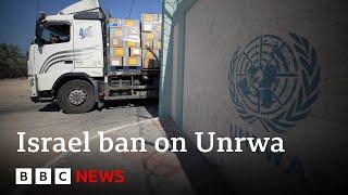 Israeli parliament votes to ban Unrwa in Israel | BBC News