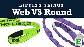 Web Slings VS Round Slings - How to Choose the Right One for Heavy Lifting