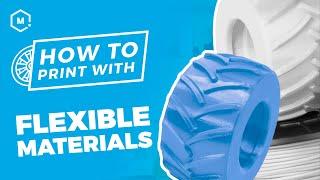 How To Print With Flexible Filament // 3D Printing Flexible Filament