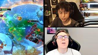 CAEDREL ON HUMZH BEING IN LEC TEAM FOR HIS CONTENT | THEBAUSFFS ARENA SINGED PLAY | LOL MOMENTS