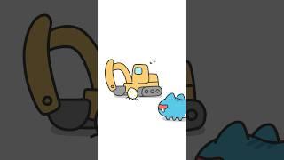 Baby excavator - BugCat Capoo #capoo