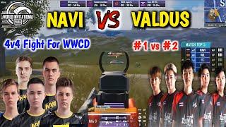 Navi vs Valdus Esports Fight For WWCD | 4v4 Fight in Final Circle | PME Highlight |