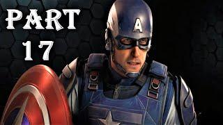 MARVEL'S AVENGERS Gameplay Walkthrough part 17 - CAPTAIN AMERICA - FULL GAME (No Commentary)