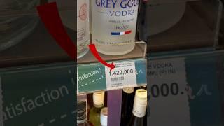 Mind blowing VODKA prices￼  Russian  checks out vodka price abroad ￼#shorts #russia #funny