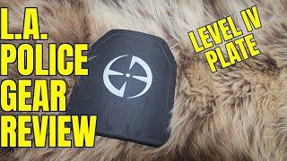 LA Police Gear Level IV Plate Review