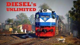 100 in 1 !! Indian Railways ALCO Diesels Unlimited !!