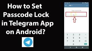 #How to Set Passcode Lock in Telegram App on Android? #technicalguruji #livestream #technicalguruji