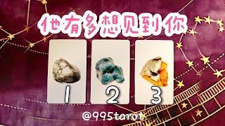 他有多想見到你？他在瘋狂的思念你嗎？會見面嗎，再見面會如何？    |斷聯|拉扯|卡頓|冷戰|塔羅占卜|