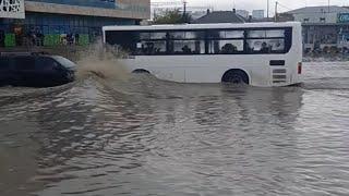 Baki küçələri və tunelləri yağış suları basıb